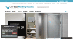 Desktop Screenshot of lowcostplumbingsupplies.co.uk